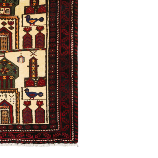 قالیچه دستبافت بلوچ (86×175) سانتیمتر-8