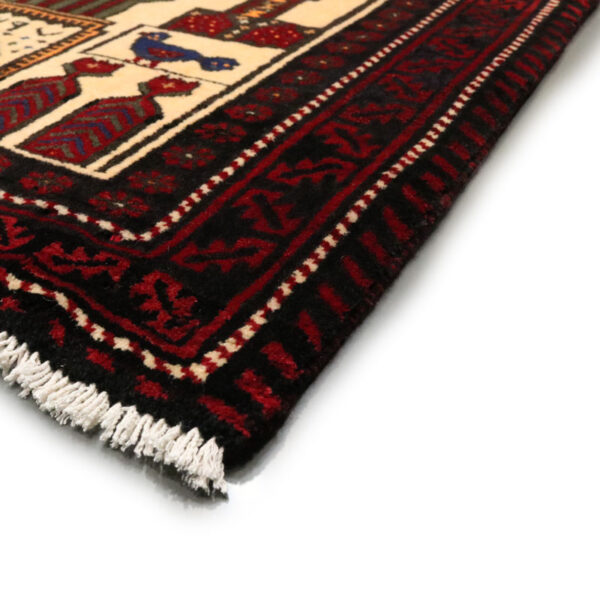 قالیچه دستبافت بلوچ (86×175) سانتیمتر-9