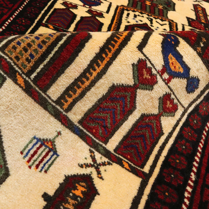 قالیچه دستبافت بلوچ (86×175) سانتیمتر-2