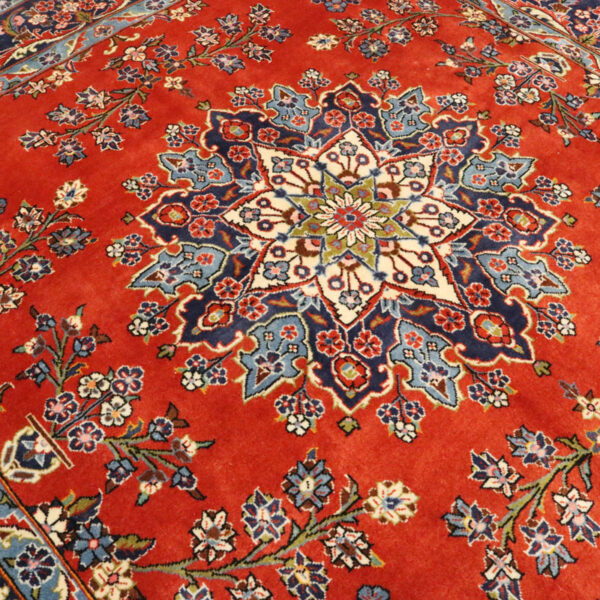 قالیچه دستبافت یزد (196×206) سانتیمتر-5