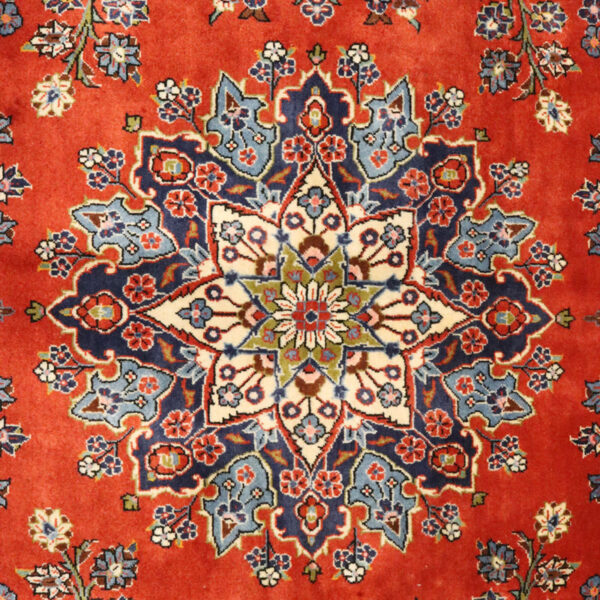 قالیچه دستبافت یزد (196×206) سانتیمتر-6