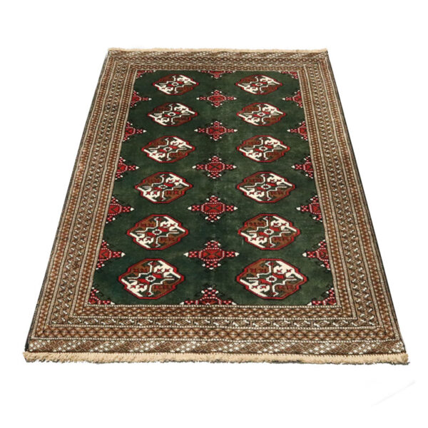 قالیچه دستبافت ترکمن (104×146) سانتیمتر-3