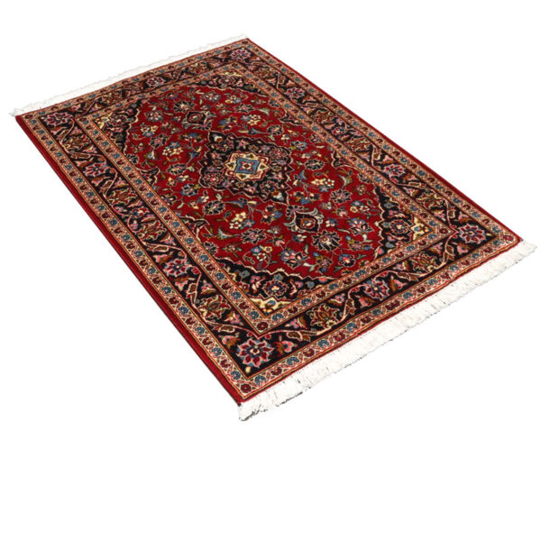 قالیچه دستبافت کاشان (103×148) سانتیمتر-4