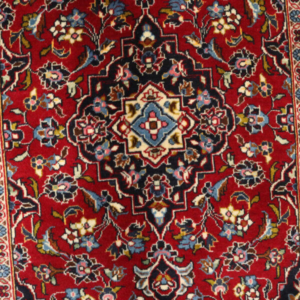قالیچه دستبافت کاشان (103×148) سانتیمتر-6