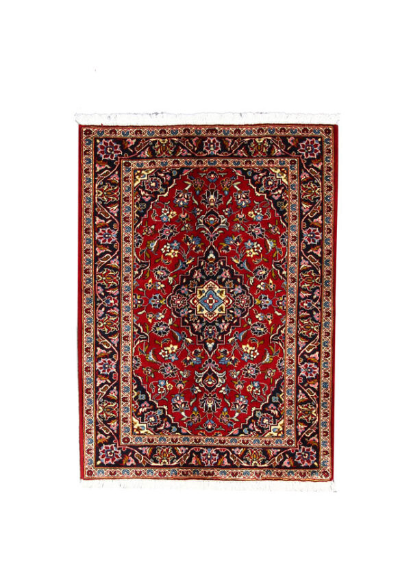 قالیچه دستبافت کاشان (103×148) سانتیمتر-1