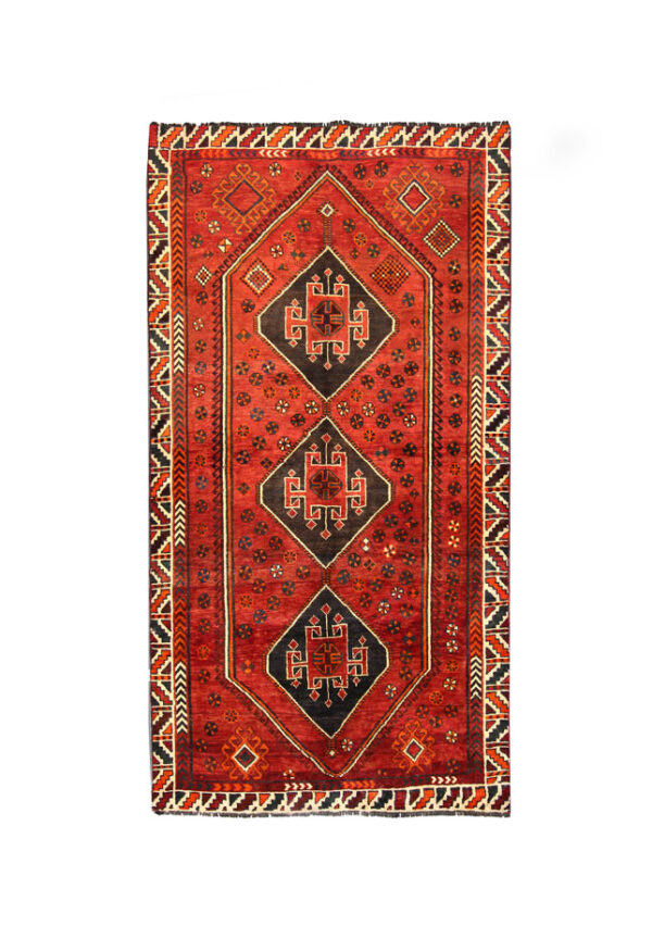 قالیچه دستبافت شیراز (141×286) سانتیمتر-1