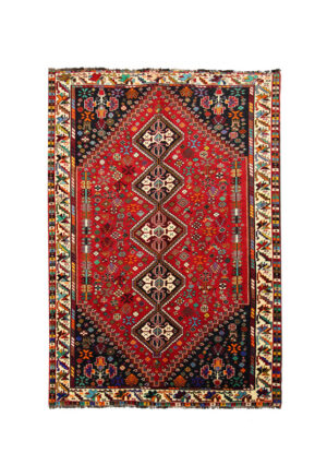 Qashqai handwoven carpet (184x262) cm-1