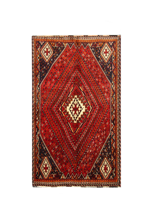 قالیچه دستبافت قشقایی (156×256) سانتیمتر-1