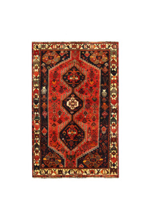قالیچه دستبافت قشقایی (154×241) سانتیمتر-1