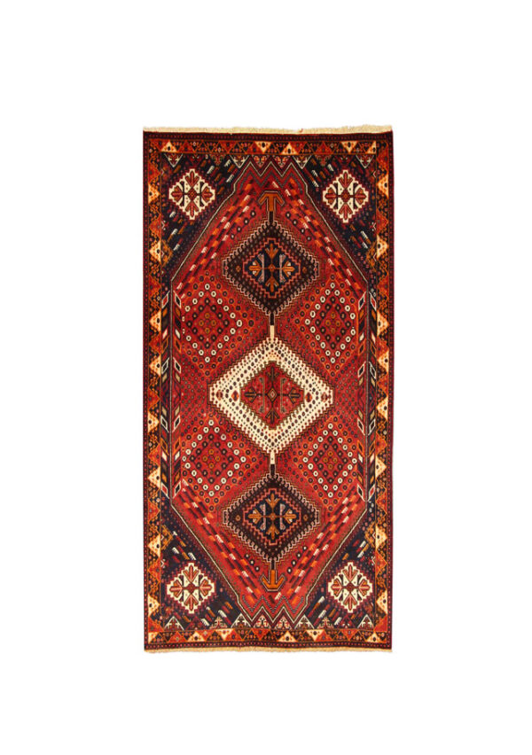 فرش دست بافت قشقایی (120×263) سانتیمتر-1
