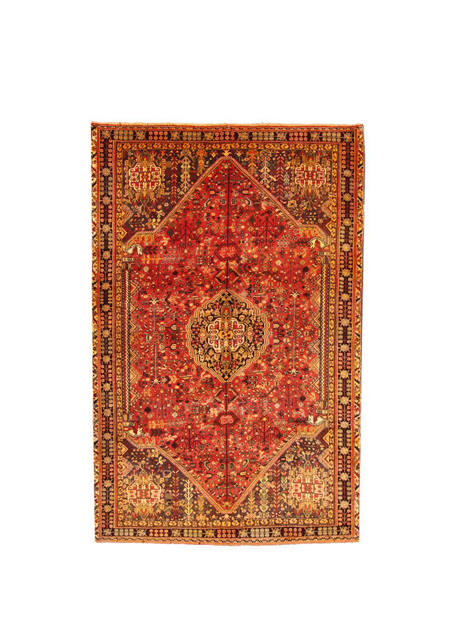 قالیچه دستبافت قشقایی (194×297) سانتیمتر-1