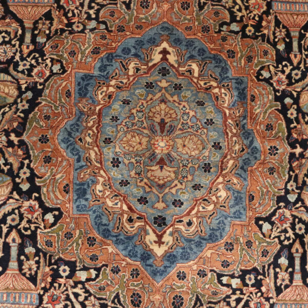 قالیچه دستبافت کاشمر زیرخاکی (200×278) سانتیمتر-6