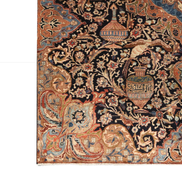 قالیچه دستبافت کاشمر زیرخاکی (200×278) سانتیمتر-8