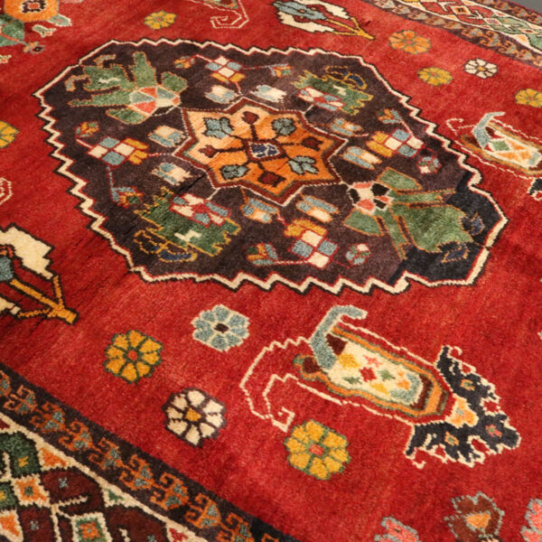 قالیچه دستبافت قشقایی (141×239) سانتیمتر-5