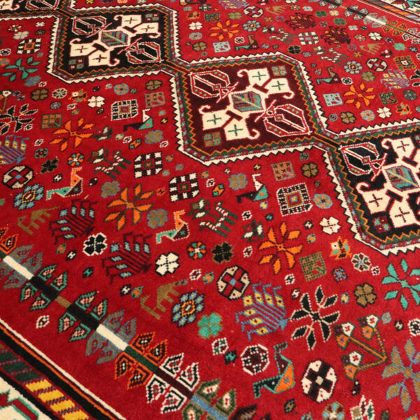 قالیچه دستبافت قشقایی (184×262) سانتیمتر-5