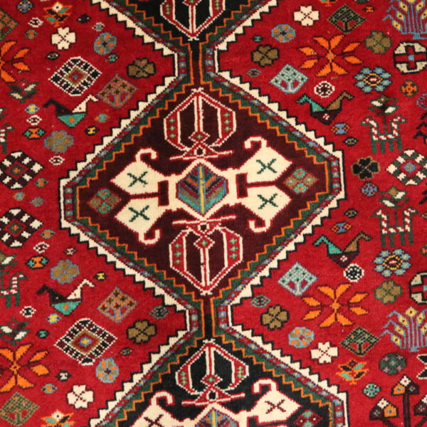 قالیچه دستبافت قشقایی (184×262) سانتیمتر-6