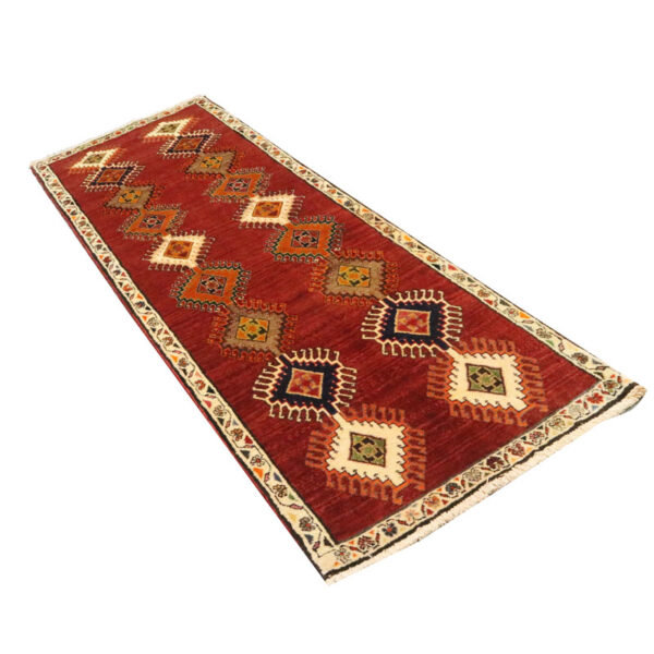 قالیچه دستبافت قشقایی (73×226) سانتیمتر-4