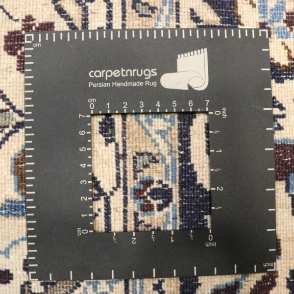 قالیچه دستبافت نائین کاشمری (120×209) سانتیمتر-10