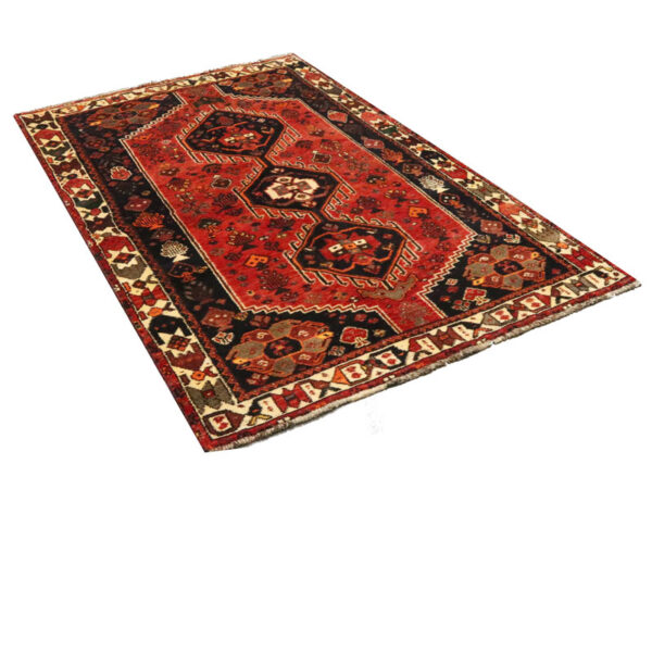 قالیچه دستبافت قشقایی (154×241) سانتیمتر-4
