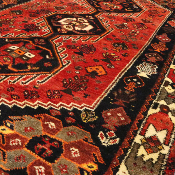 قالیچه دستبافت قشقایی (154×241) سانتیمتر-8