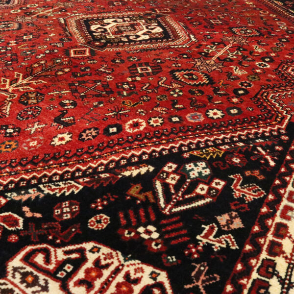 فرش دست بافت قشقایی (156×229) سانتیمتر-7