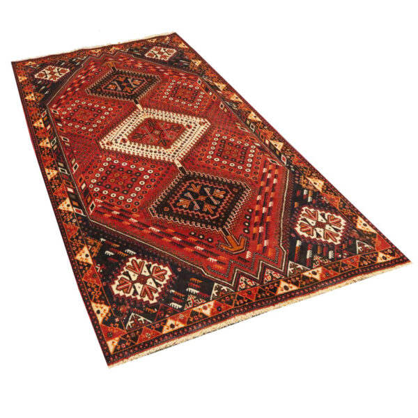 فرش دست بافت قشقایی (120×263) سانتیمتر-4