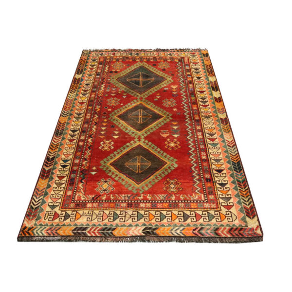 قالیچه دستبافت شیراز (130×223) سانتیمتر-3