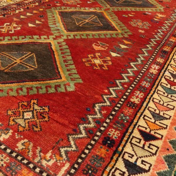 قالیچه دستبافت شیراز (130×223) سانتیمتر-8