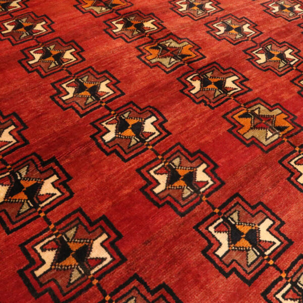 قالیچه دست بافت کردی قوچان (207×246) سانتیمتر-5