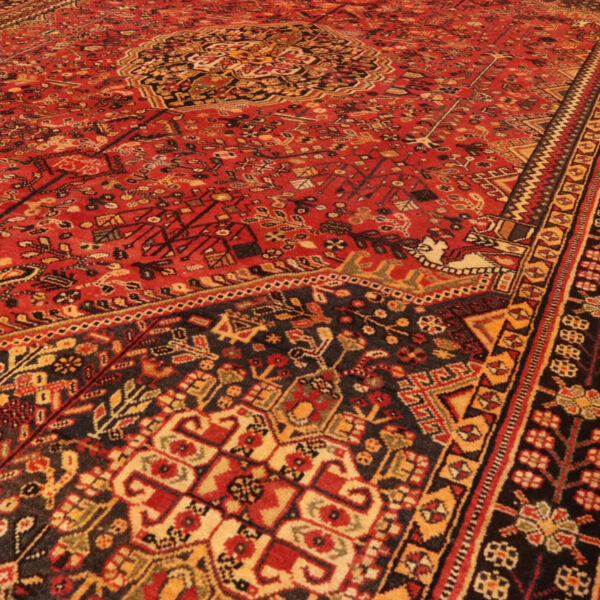 قالیچه دستبافت قشقایی (194×297) سانتیمتر-8