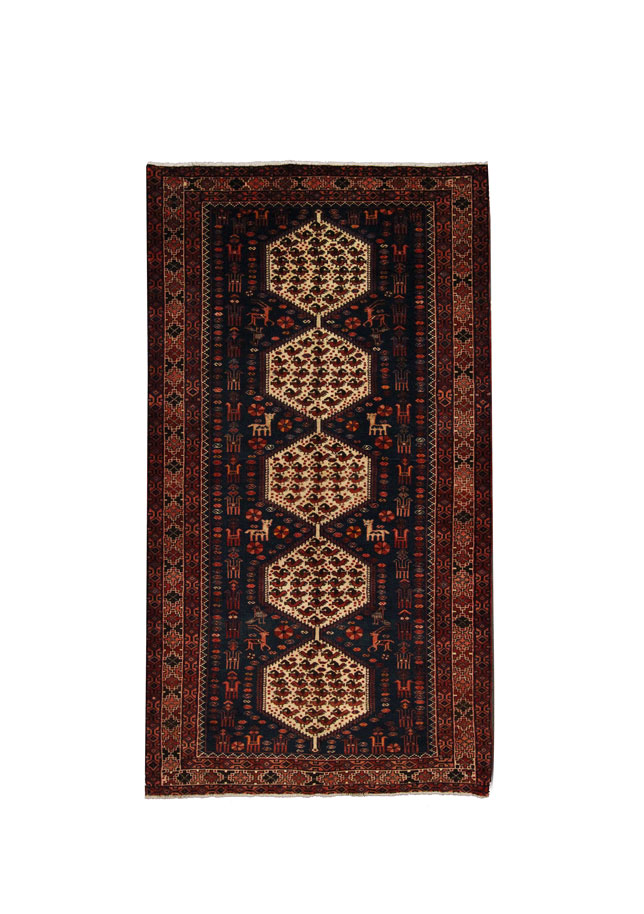 قالیچه دستبافت ساوه (160×304) سانتیمتر-1