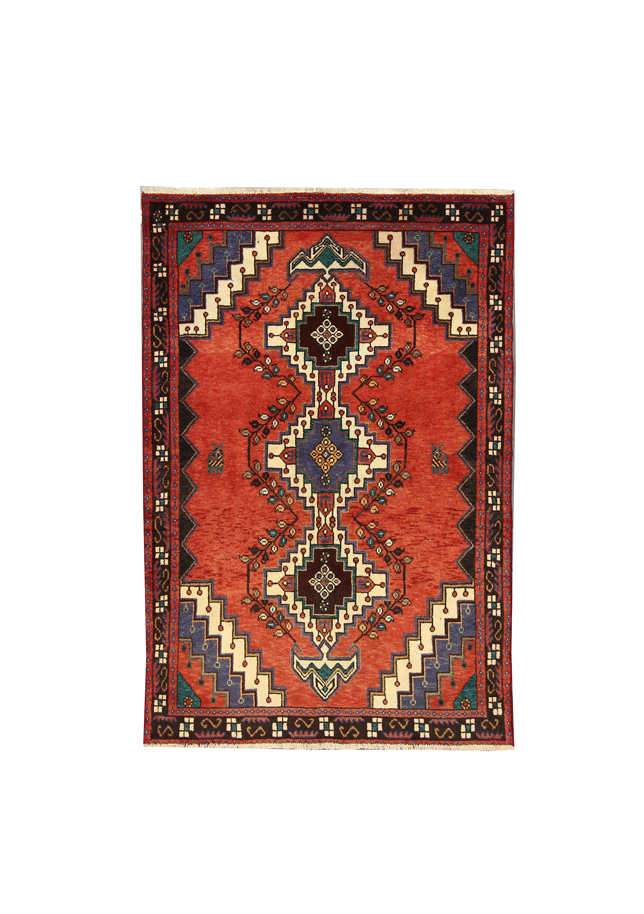 قالیچه دستبافت ساوه (128×188) سانتیمتر-1