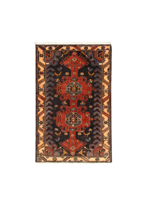 قالیچه دستبافت ساوه (128×197) سانتیمتر-1