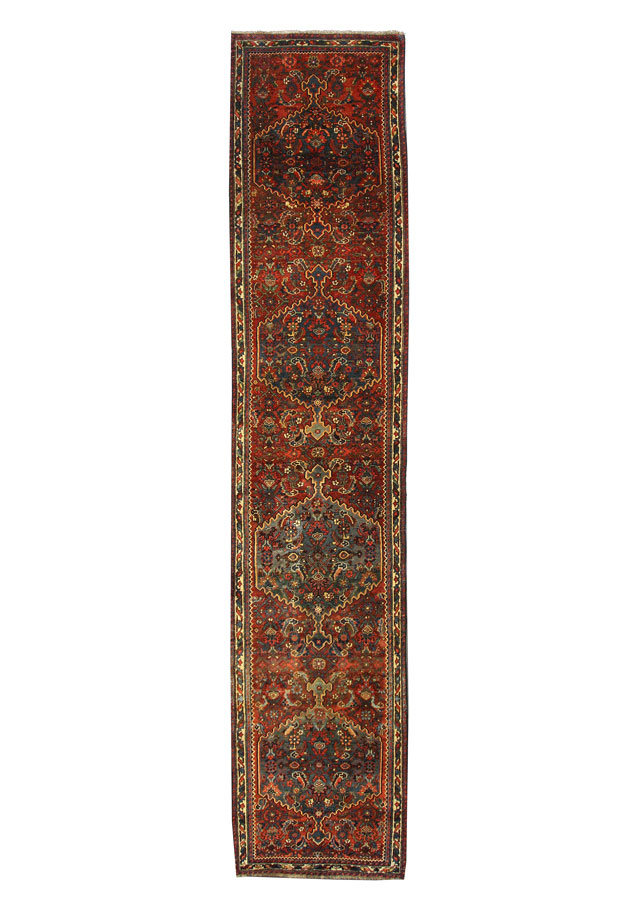 فرش دستبافت بیجار آنتیک (107×516) سانتیمتر-1