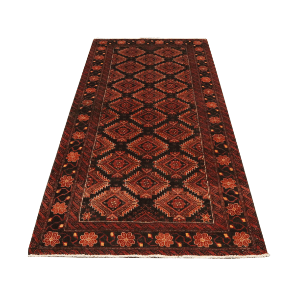 قالیچه دستبافت بلوچ (107×222) سانتیمتر-4