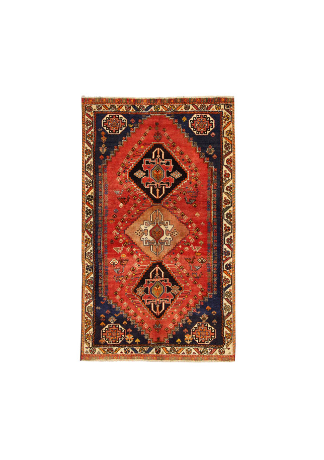قالیچه دستبافت قشقایی (102×175) سانتیمتر-1