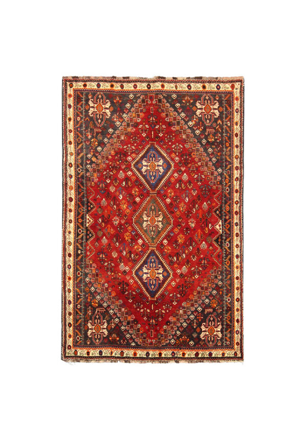 قالیچه دستبافت قشقایی (168×256) سانتیمتر-1