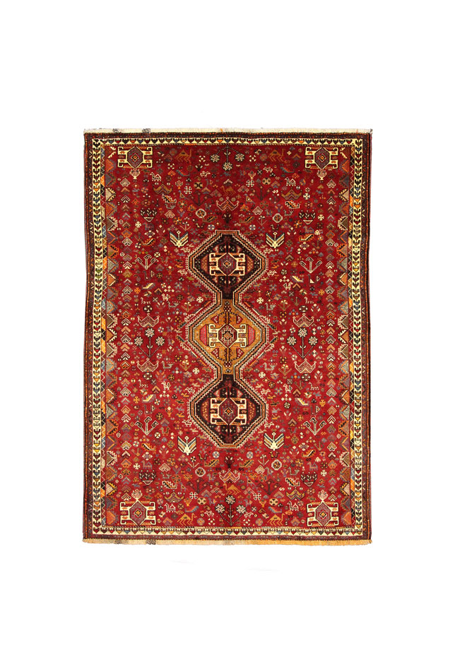 فرش دستبافت قشقایی (186×268) سانتیمتر-1