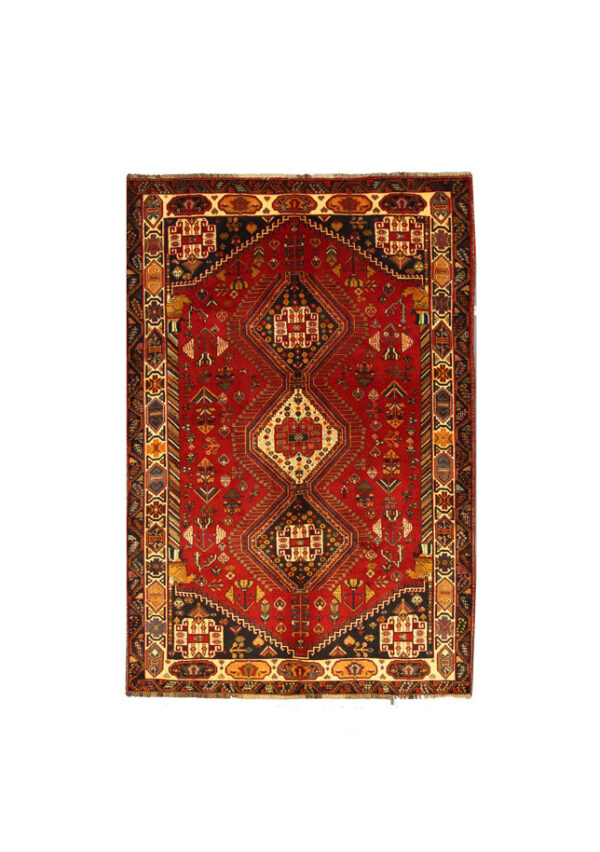 فرش دستبافت قشقایی (183×275) سانتیمتر-1