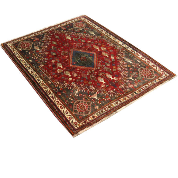قالیچه دستبافت قشقایی (127×160) سانتیمتر-4