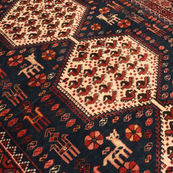 قالیچه دستبافت ساوه (160×304) سانتیمتر-5