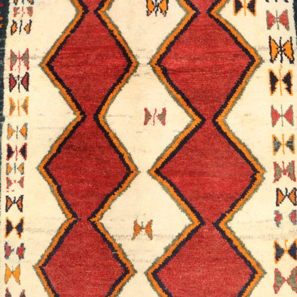 گبه سنتی دستبافت (124×210) سانتیمتر-7