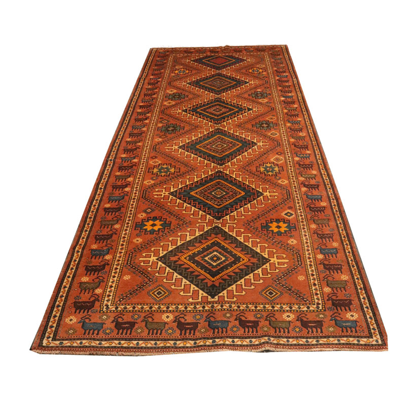فرش دستبافت کردی قوچان (168×455) سانتیمتر-3