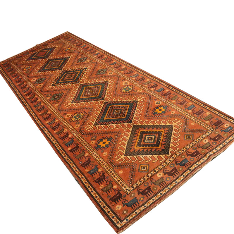 فرش دستبافت کردی قوچان (168×455) سانتیمتر-4