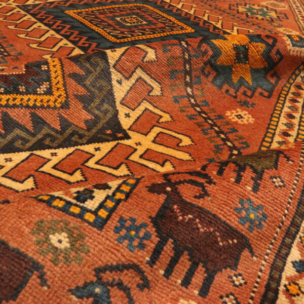 فرش دستبافت کردی قوچان (168×455) سانتیمتر-2
