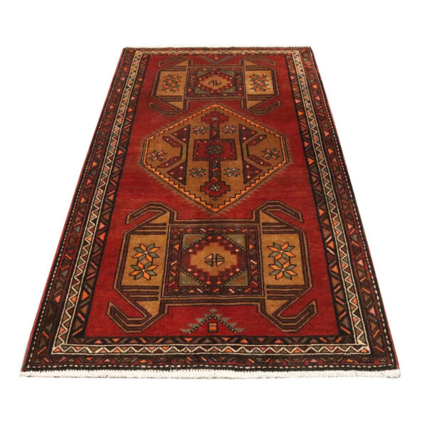قالیچه دستبافت آذربایجان (119×220) سانتیمتر-3