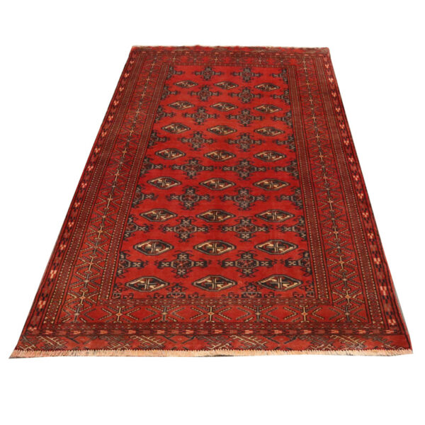 قالیچه دستبافت ترکمن (121×194) سانتیمتر-3