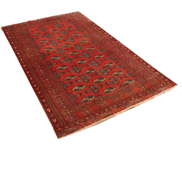 قالیچه دستبافت ترکمن (121×194) سانتیمتر-4