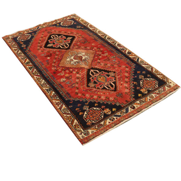 قالیچه دستبافت قشقایی (102×175) سانتیمتر-4