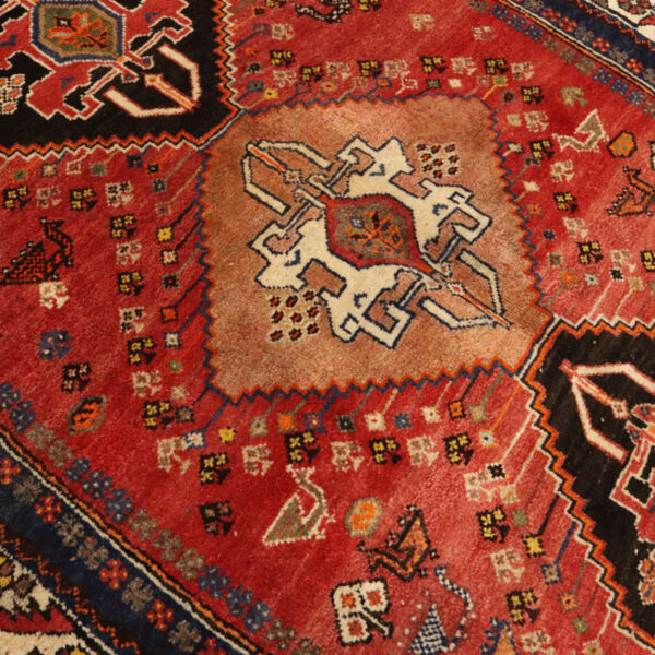 قالیچه دستبافت قشقایی (102×175) سانتیمتر-5